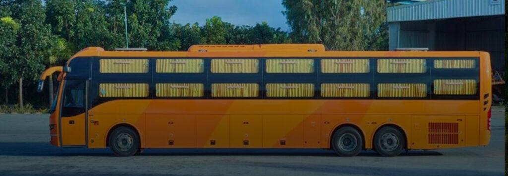 Volvo Bus with JTAC Bus Air-Conditioner Installation